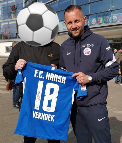 Hansa rostock matchworn trikot - matchworn,