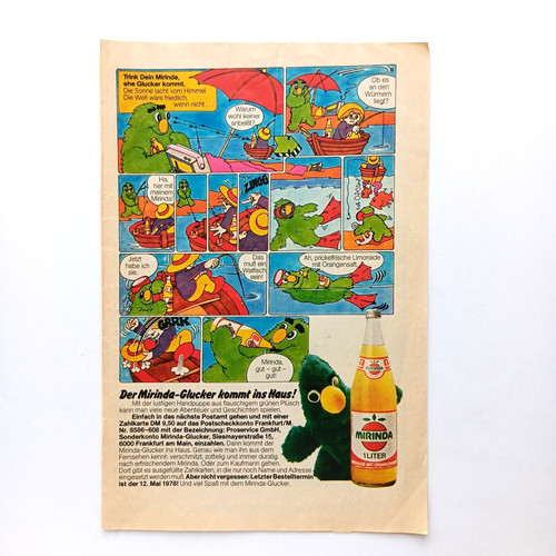 1978 mirinda pepsi werbung - mirinda,