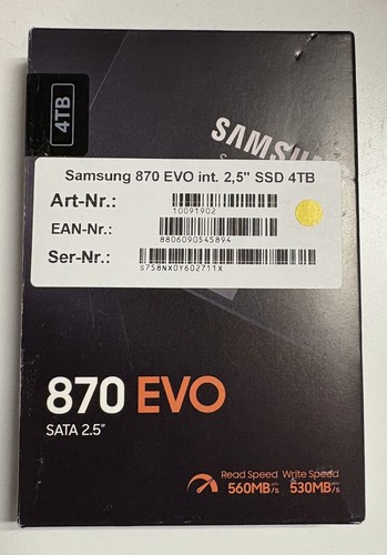 Samsung 870 evo 4tb - samsung,