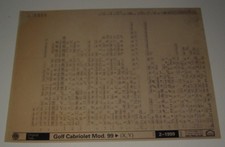 Ersatzteilkatalog Microfich VW