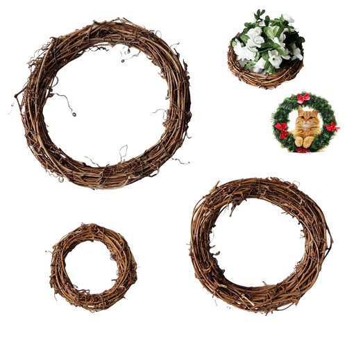 Rattan kranz stück - 3,