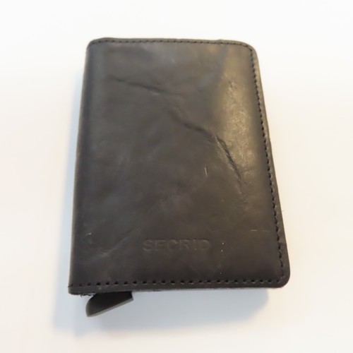 Secrid mini geldbörse - mini, schwarz