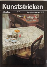 Kunststricken 4 Decken Best.-Nr. 2225 - DDR Verlag für die Frau