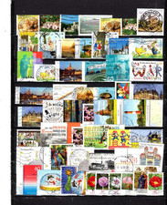 Bund Deutschland Lot des Jahrganges 2014 --- 55  verschiedene gestempelte Marken