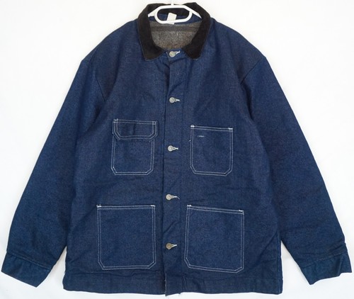 Vintage blue denim - denim, lined