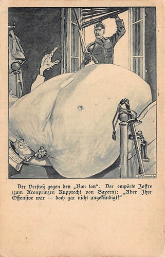 Satirische feldpostkarte wwi - feldpostkarte,