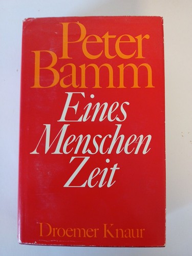 Eines menschen zeit peter - eines, bamm