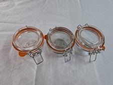 3x kleine Vorratsgläser aus