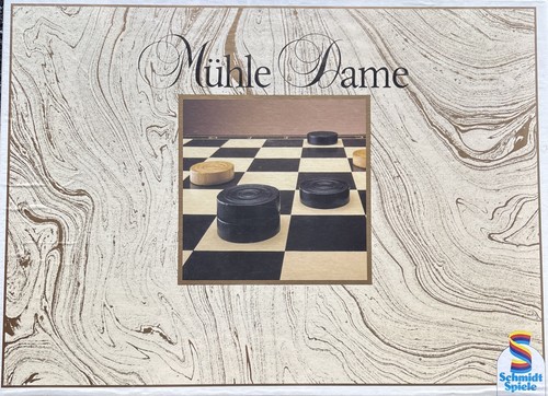 Mühle dame brettspiel holz - -,