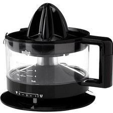 Braun CJ3000 BK Zitruspresse mit Schale schwarz Entsafter Orangenpresse