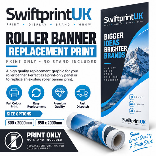 Roller banner nur - druck, ihr