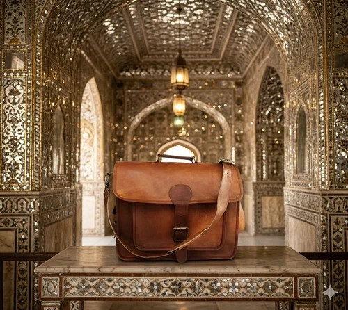 Laptoptasche aus echtem