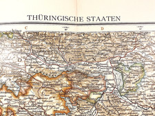 Alte Farb-Lithographie