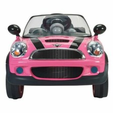 Mädchen Rosa Mini Cooper 6V