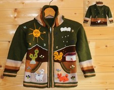 Strickjacke zipfelkapuze grün - strickjacke,
