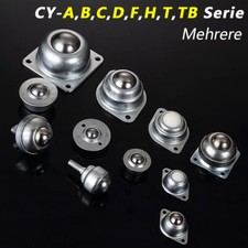 Kugelrolle Rollenbahn Förderband Transportrolle Kugelrollenlager Tragrolle Stahl