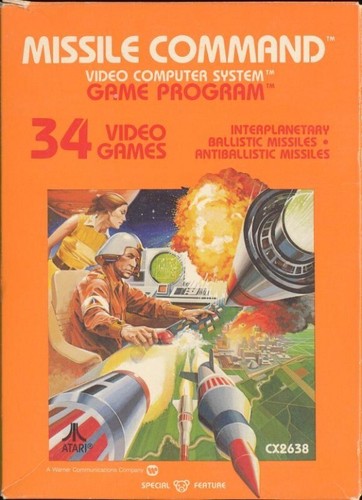 Atari 2600 missile command - atari,