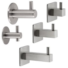 Kleiderhaken EDELSTAHL Garderobenhaken Wandhaken Mantelhaken Garderobe Haken