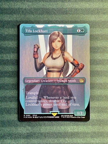 Tifa lockhart borderless - tifa, foil