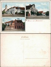 Ansichtskarte Aulendorf 3 Bild: Post, Straßen 1912