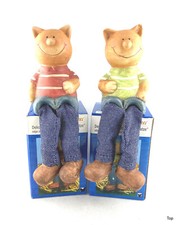 Deko-Kantensitzer Grinse-Katze