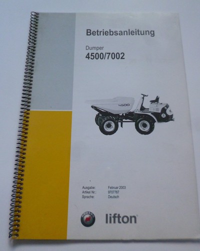 Neuson dumper 4500 dhk - dhk, 7002h