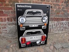 LEHRMODELL FAHRSCHULE Schautafel VVR Beleuchtung -ungeprüft ---kein Versand--