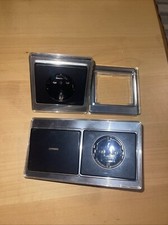 Jung Rahmen Alu / Acrylglas Konvolut neu 3 Teile Schalter Steckdose
