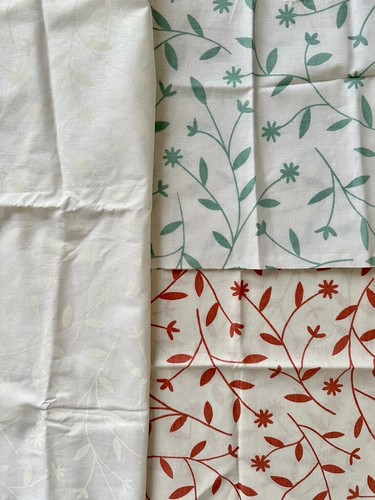 Stoffreste floral blumen - 3,