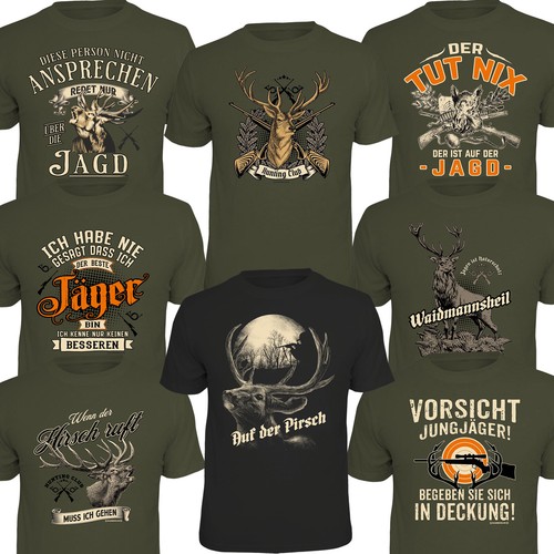 Jäger shirt sprüche - t-shirt, shirts