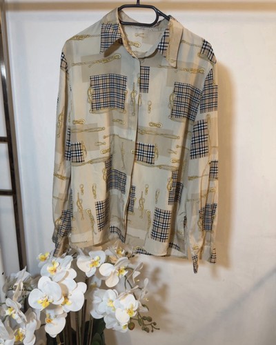 Vintage burberry bluse 44 - vintage,