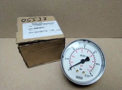 Wika manometer 0 6bar - wika,