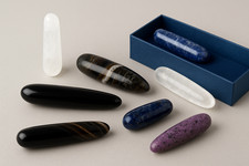 Massagestab Griffel Edelstein Griffel Longstones Energie Griffel Naturstein