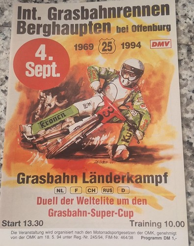 Programm speedway sandbahn - programm,