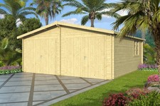 Doppelgarage holz holzgarage - doppelgarage,