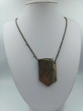 925 Silber Designer Kette mit modernem Anhänger