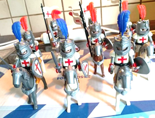 Playmobil figuren ritter - 10,