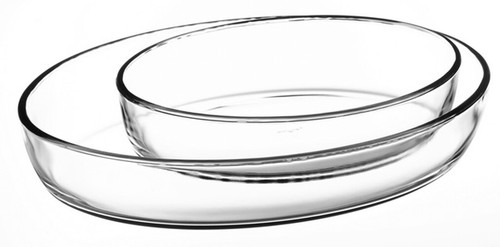 Borcam set oval - oval, glas