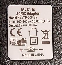 Netzteil 9V/300mA Type: YMC06-3E AC/DC Power Adapter  gebraucht.