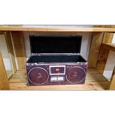 Kiste Aufbewahrung Mittelgroß Radio Vintage Retro Look Holz
