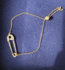 Swarovski So Cool Pin Armband vergoldet 