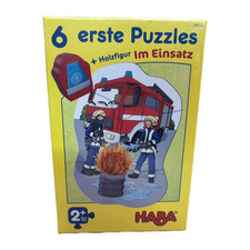 HABA 6 erste Puzzles - Im Einsatz (Kinderpuzzle) Spiel 1305236001 Deutsch NEU