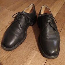 Gravati, Herrenschuhe, Leder, Schwarz, Halbschnürer, Gr.8 1/2 entsp. 28cm Fußl.