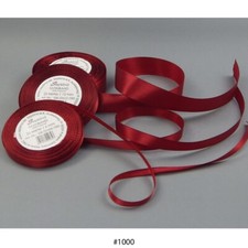 Set 6 12 25mm Schleifenband Bastelband Geschenkband Satinband Zierband Dunkelrot