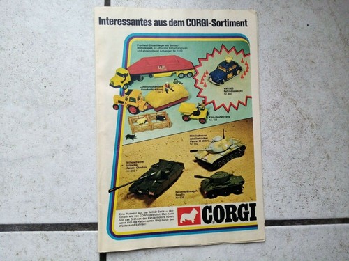 Corgi toys alte werbe - toys,