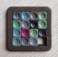 Schiebefix DDR Logik Spiel 15-Puzzle Geduldsspiel - KI maximal 80 Züge