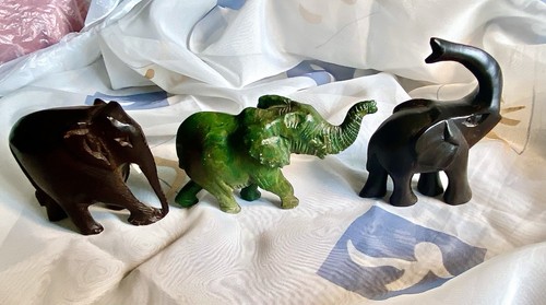 Elefanten 3 kleine figuren - -,