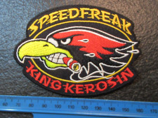 Patch King Kerosin Speedfreak Aufnäher Nose Art US Car Hot Rod Rockabilly Biker