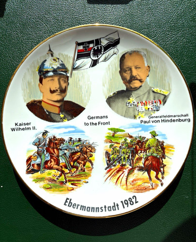 Kreuzer porzellan sammelteller - porzellan,
