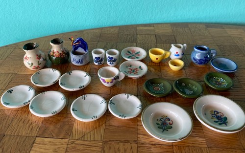 Konvolut vase teller mehldose - konvolut,